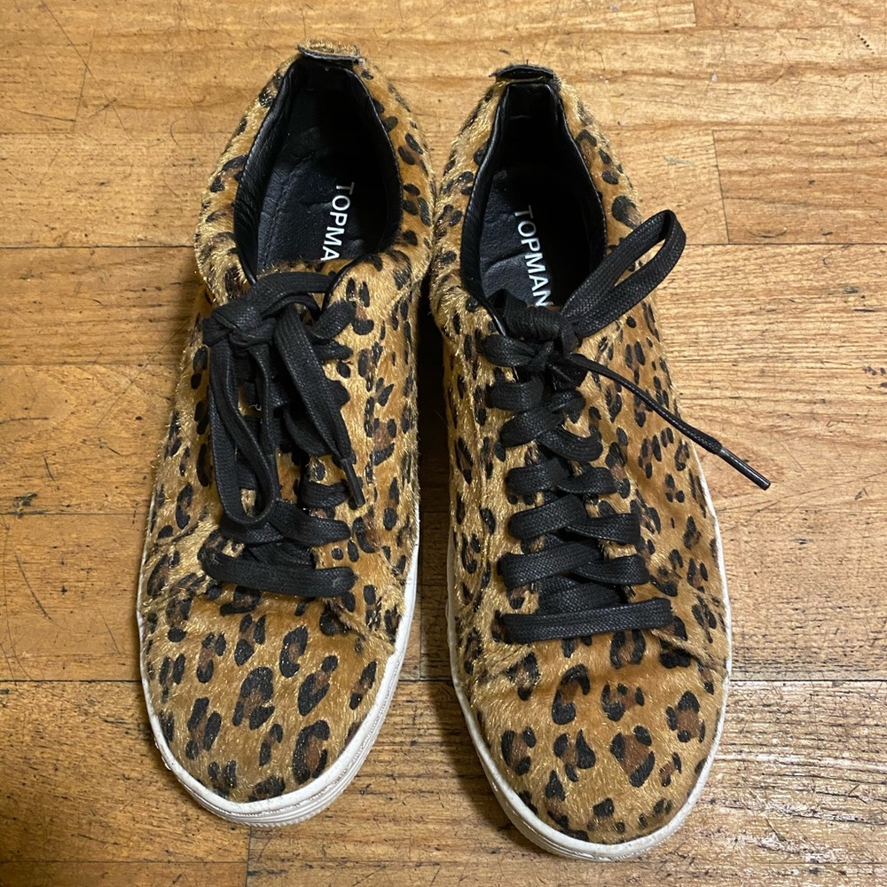 Cheetah print sneakers